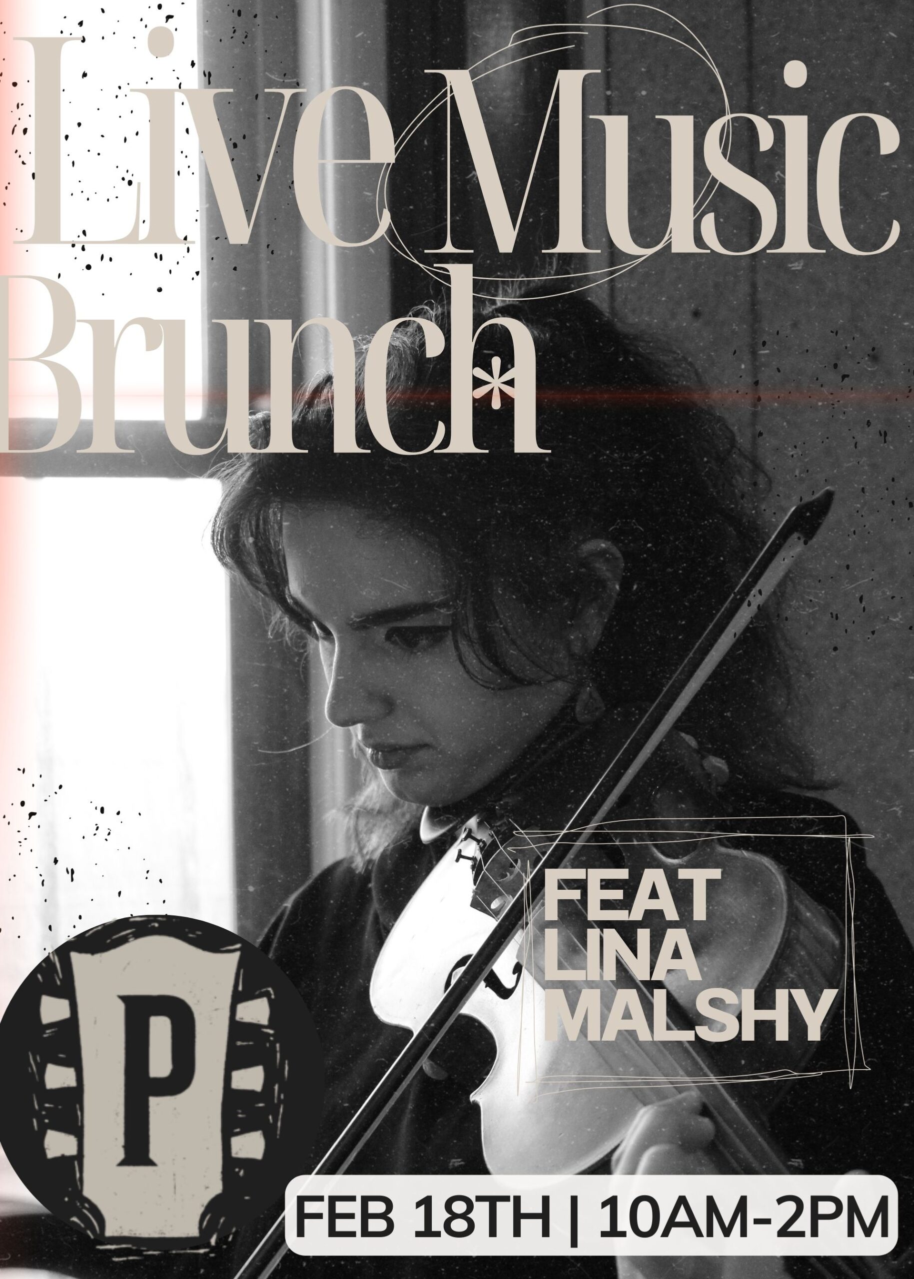 Lina Malshy: LIVE BRUNCH Violin Solo Concert!